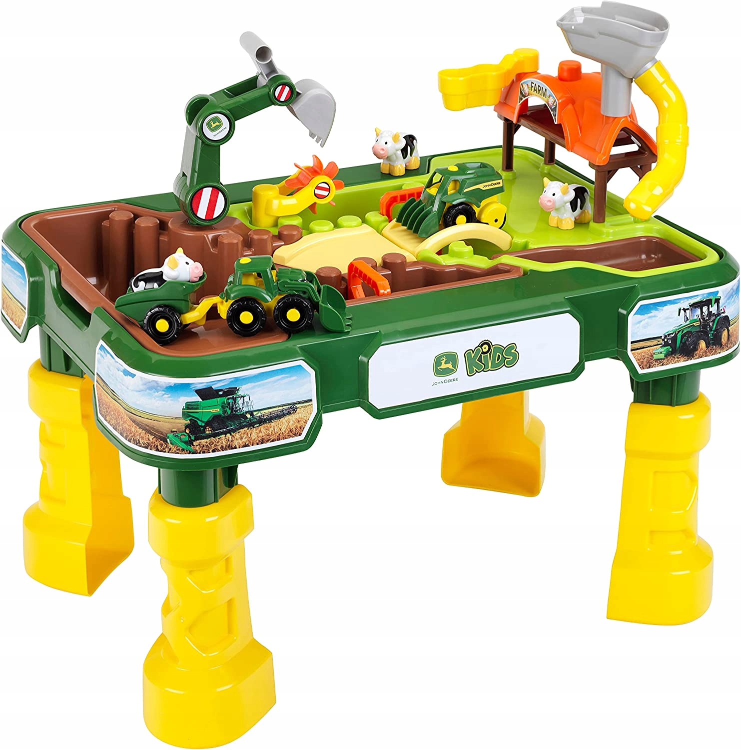 Klein 2v1 hrací stôl na piesok a vodu od John Deere Farm
